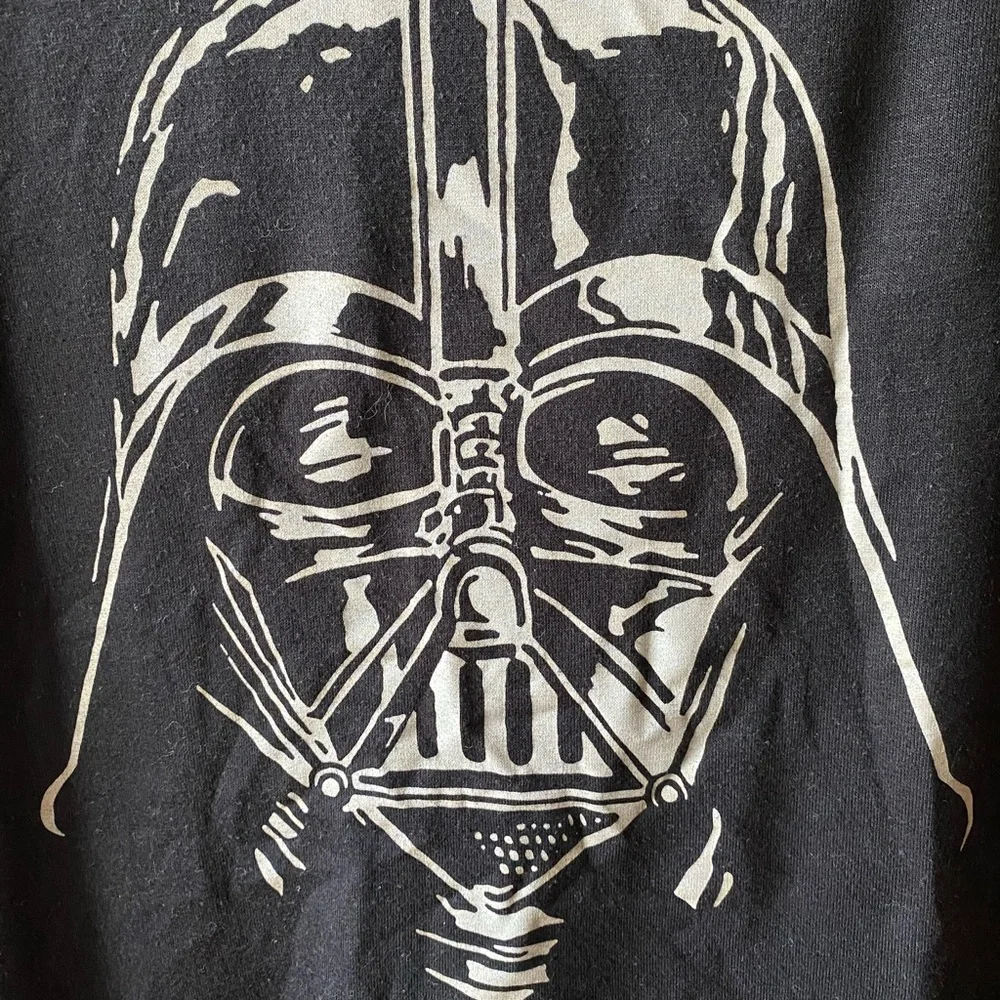Star Wars Darth Vader Black Lightweight Pullover Sweatshirt - Picture 3 of 4
